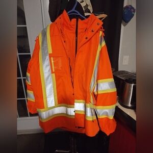 Men's Work King Hi Vis 3 in 1 parka